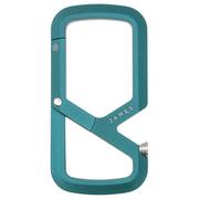 The James Brand The Mehlville, Emerald Aluminum ES201978-10 carabiner