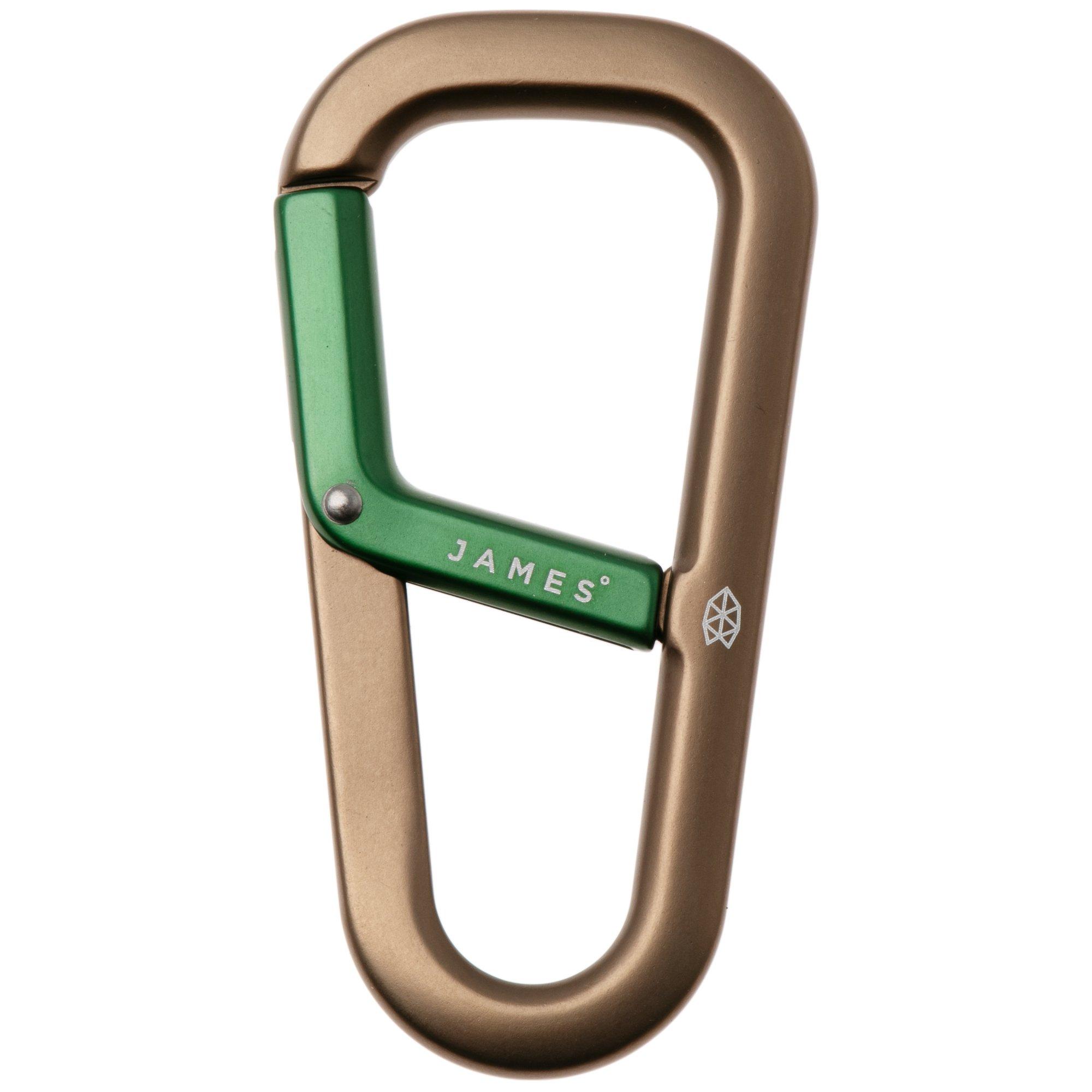 The James Brand The Hardin Tumbleweed, Dark Green ES204198-10 Karabiner