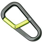 The James Brand The Hardin Black + Electric Moss ES204940-10 carabiner