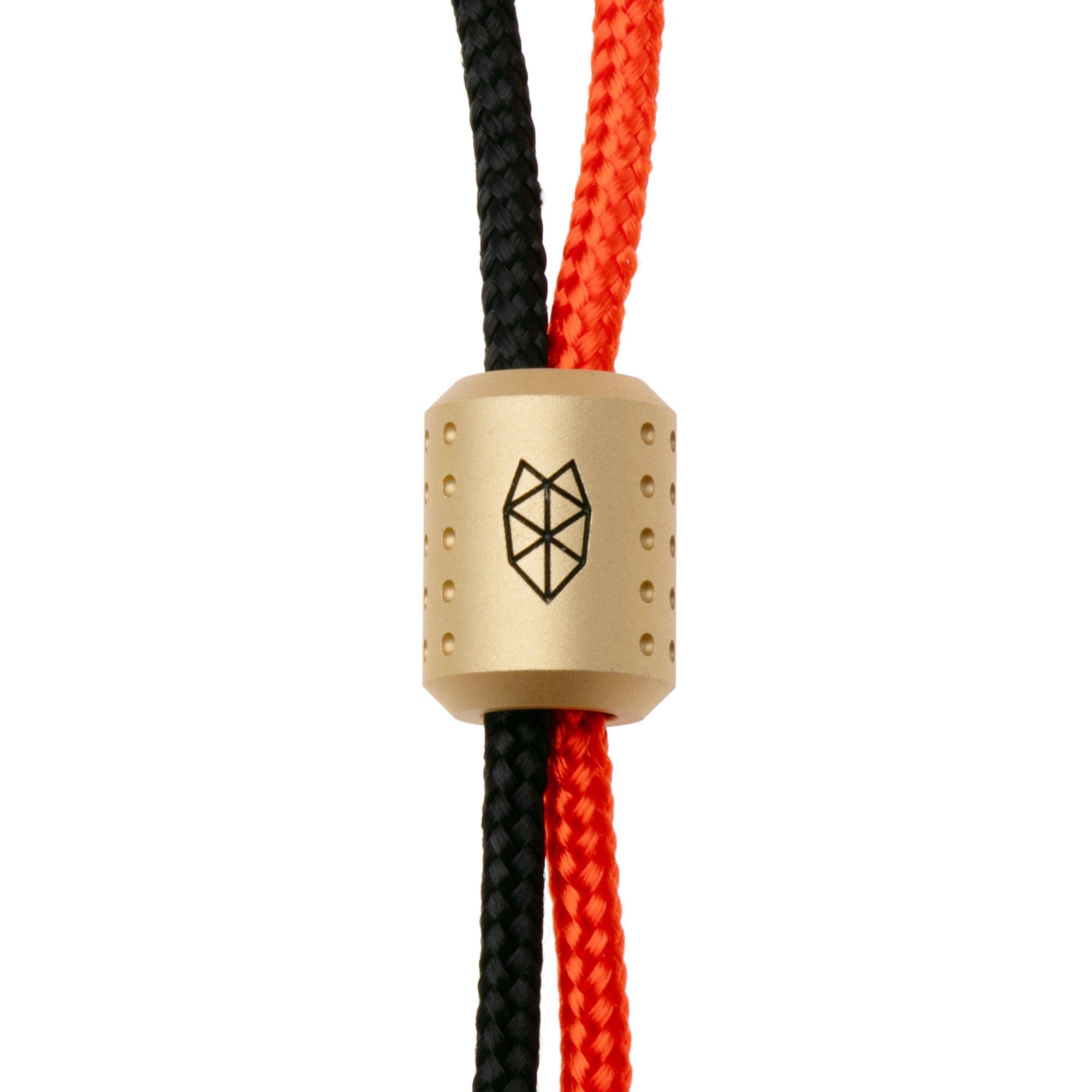 The James Brand The Alder ES215992-10 Gold, Paracord Lanyard mit Bead