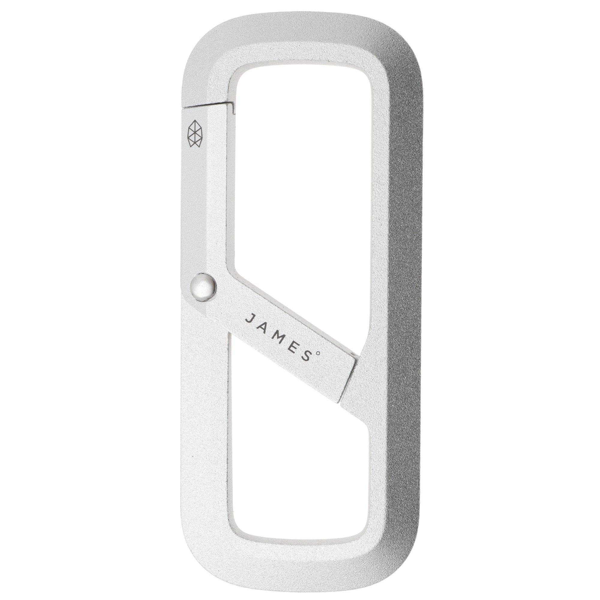 The James Brand The Madison ES216906-10 Silver, carabiner