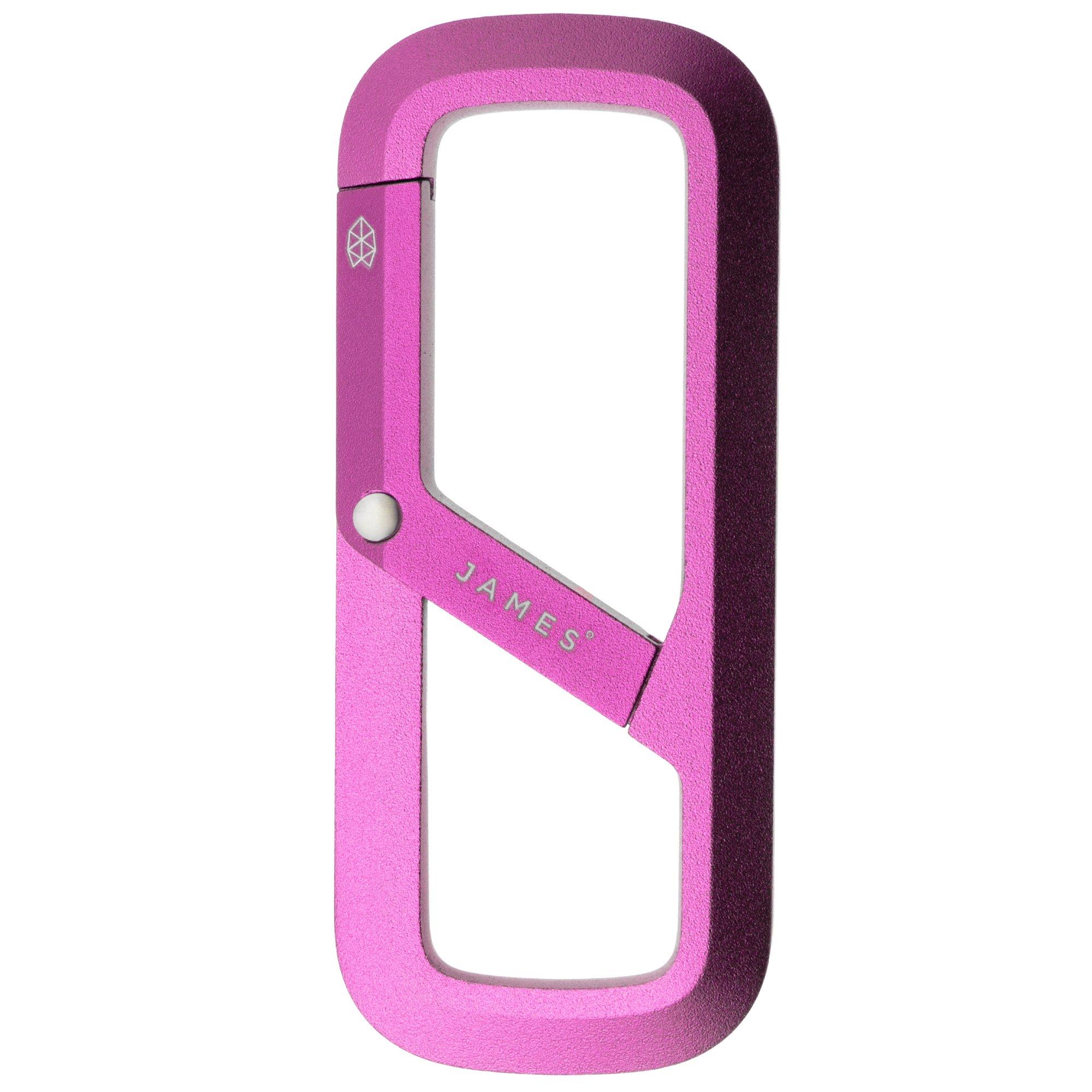 The James Brand The Madison ES216989-10 Pink, carabiner