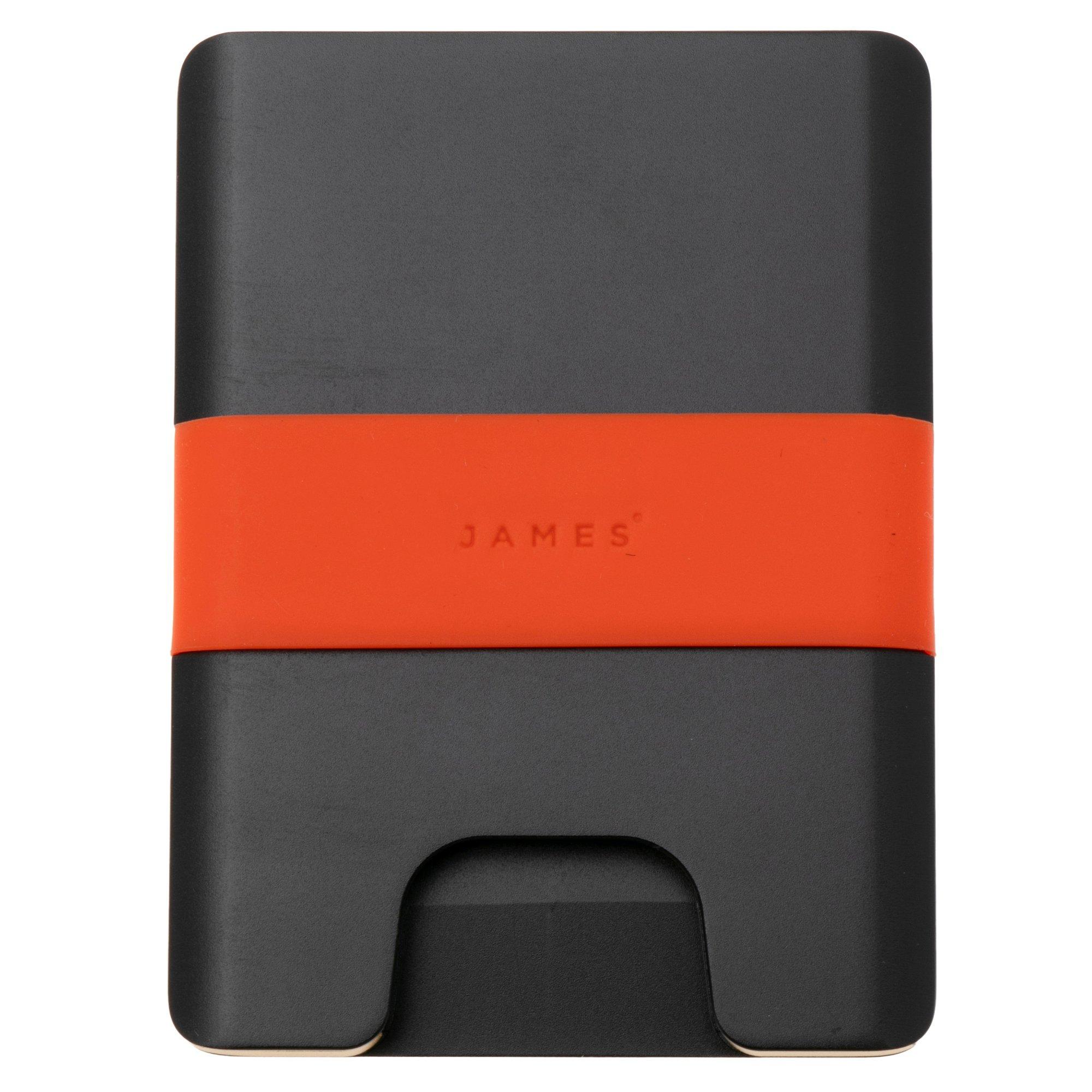 The James Brand The Lowe ES217993-10 Black + Fire, Portemonnaie