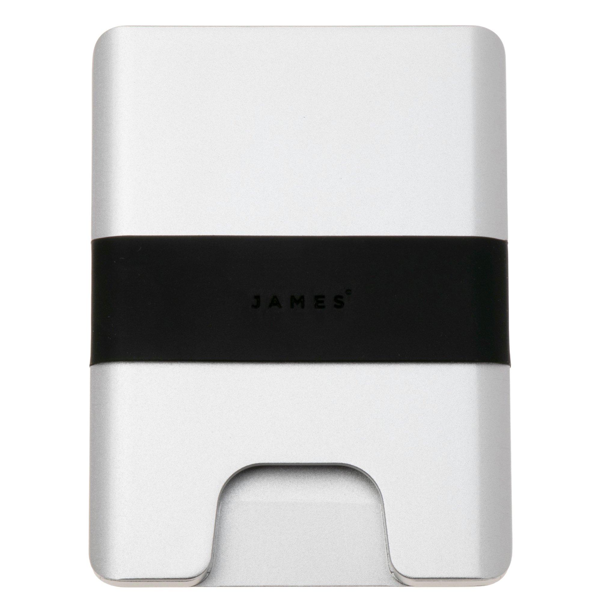 The James Brand The Lowe ES217995-10 Silver + Black, wallet
