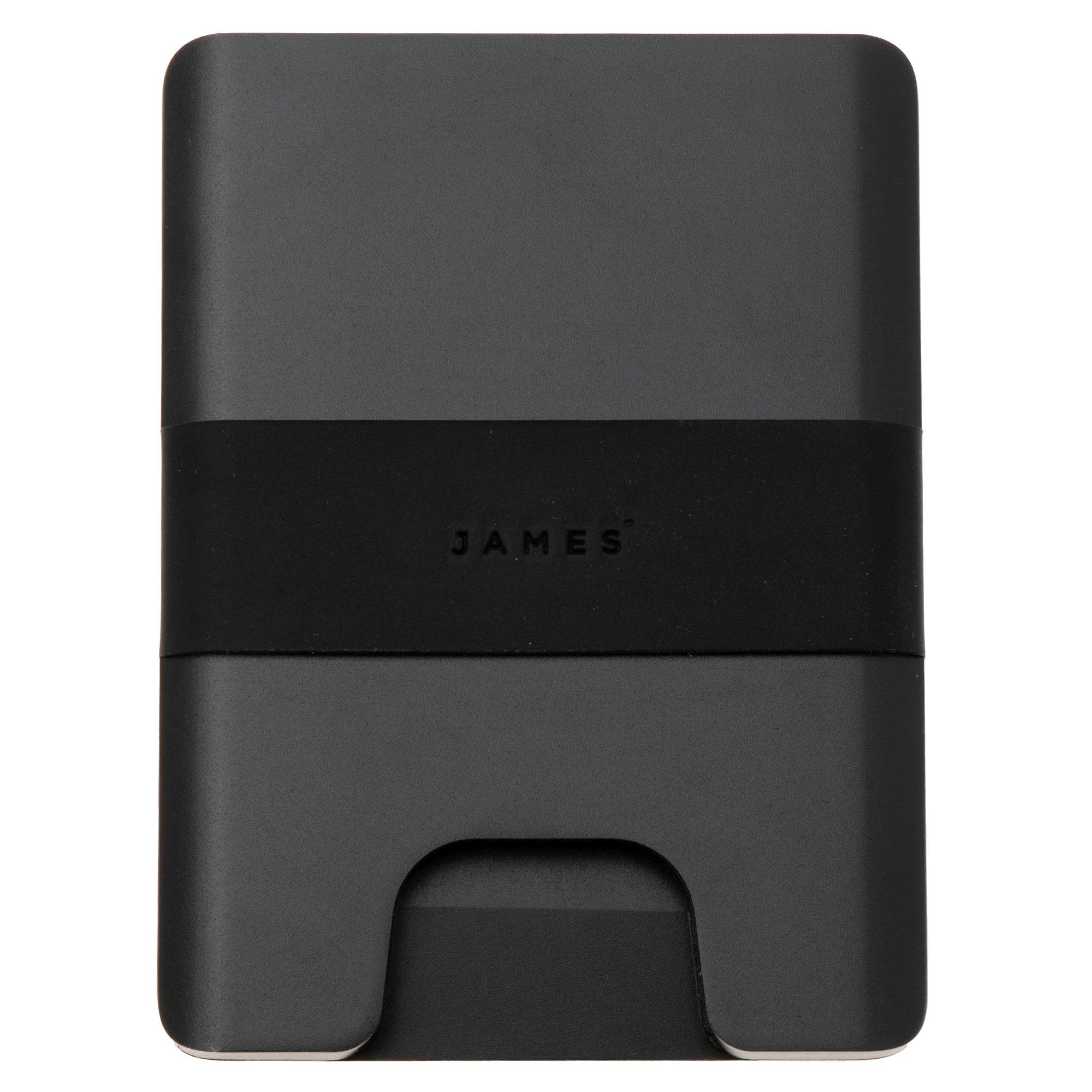 The James Brand The Lowe ES217996-10 Black + Black, Portemonnaie