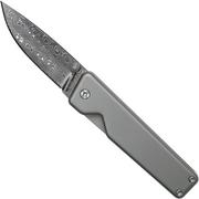 The James Brand Chapter, titanium + Damascus pocket knife