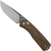 The James Brand The Carter, od green micarta, navaja inoxidable KN108127-00