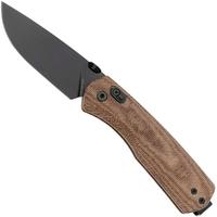 Image for The James Brand The Carter, tan micarta, black pocket knife KN108140-00