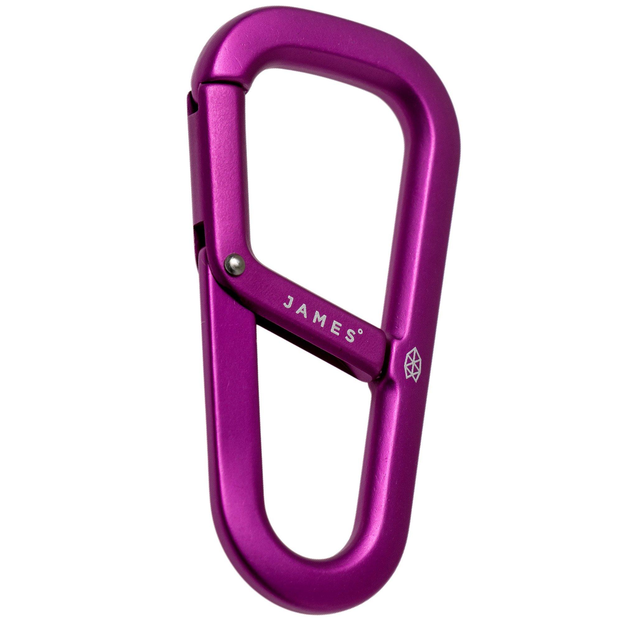 The James Brand The Hardin Purple ES204923-10 carabiner