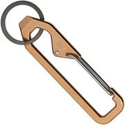 The James Brand Holcombe Rose Gold, Stainless, carabiner