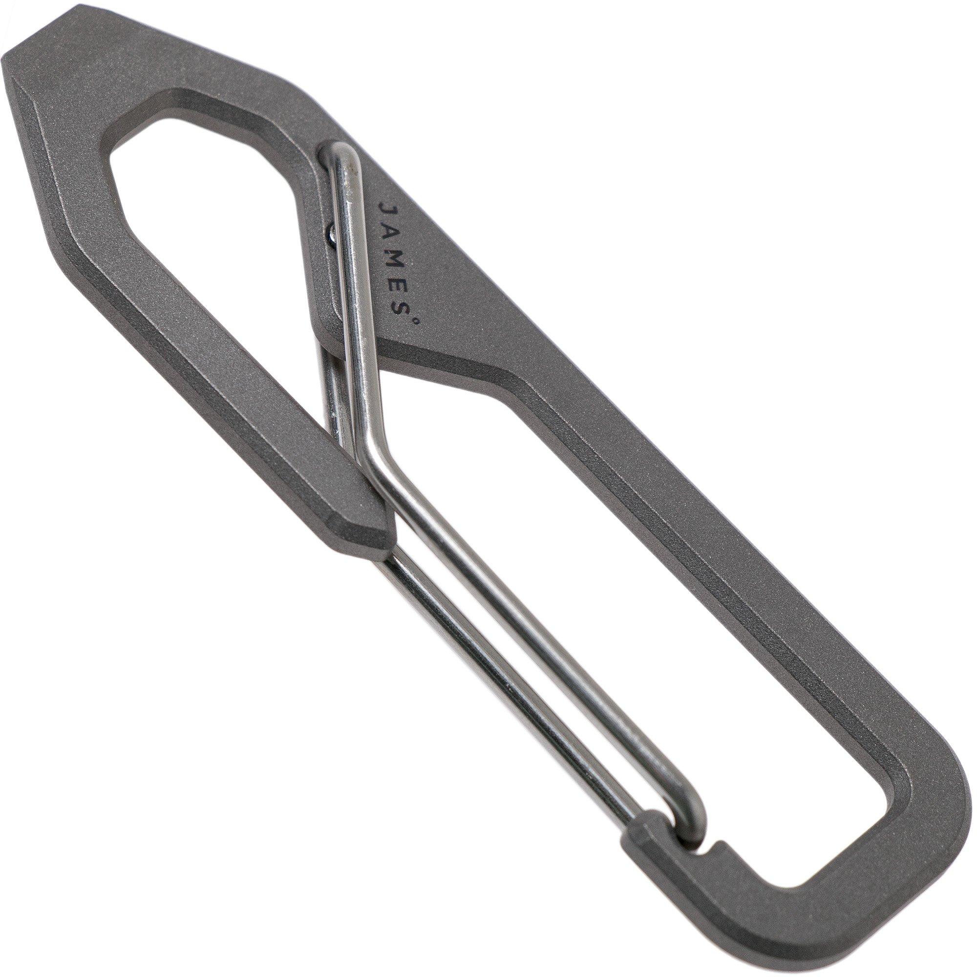 The James Brand Holcombe, titanium, Karabinerhaken