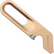 The James Brand The Halifax, Rose Gold N104949-10 sleutelhanger