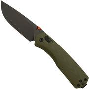 The James Brand The Carter XL, OD Green G10+ Orange, Black, KKN116194-00, pocket knife