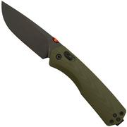 The James Brand The Carter XL, OD Green G10+ Orange, Black, KKN116194-00, couteau de poche