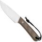 Image pour The James Brand The Hell Gap stainless + od green micarta, couteau fixe