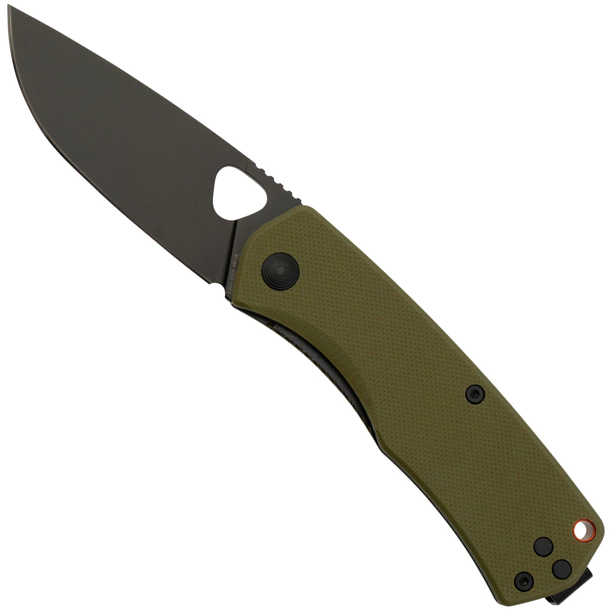 Nóż składany The James Brand The Folsom, OD Green G10 + Orange + Black, KN112194-00