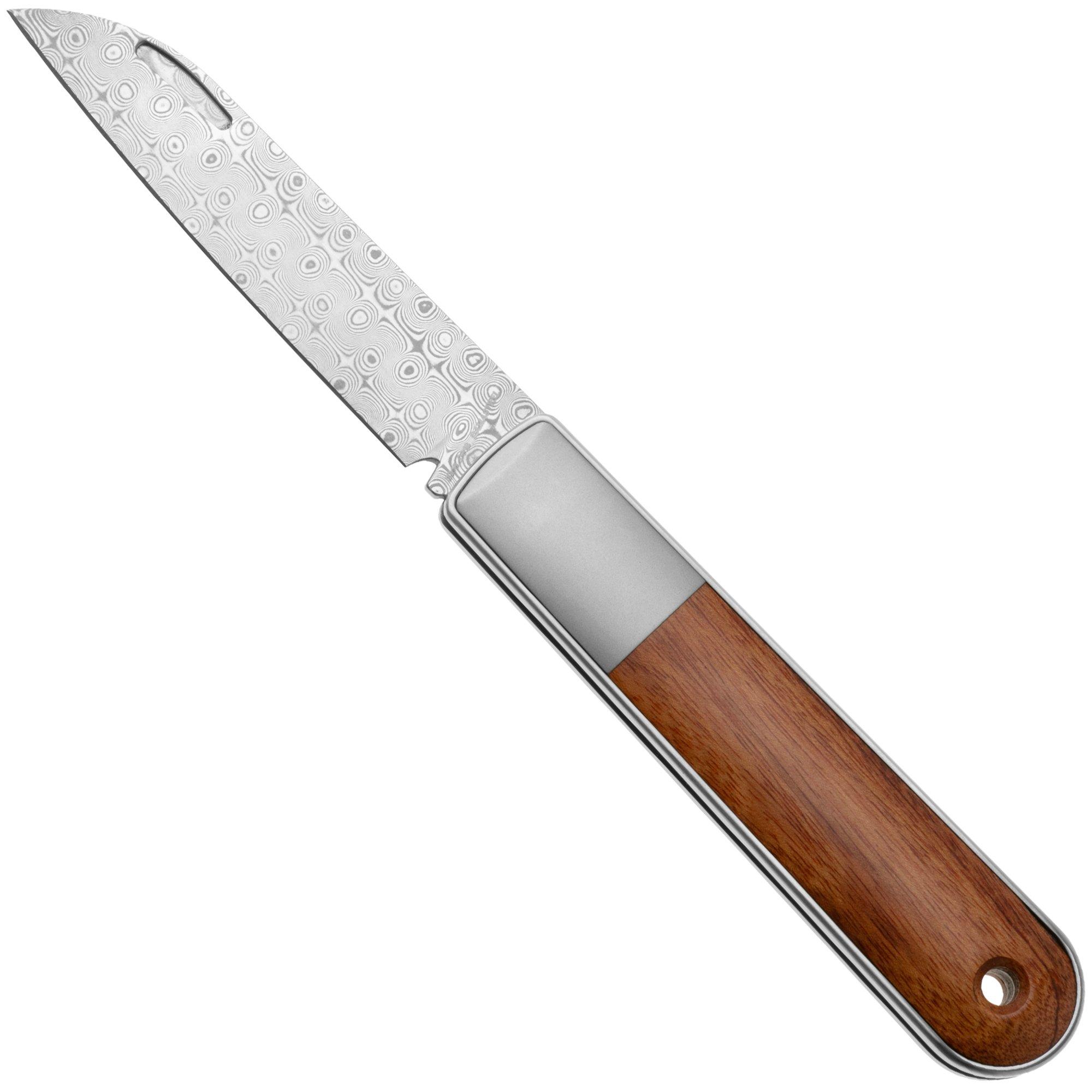 The James Brand The Wayland Rosewood Damascus KN115159-00 pocket knife