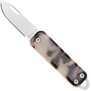 The James Brand The Elko Desert Tortoise Stainless Eco Acetate Straight, coltello da tasca