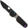 Image for The James Brand The Redstone Coyote Tan Black Purple Serrated, pocket knife