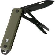 The James Brand Ellis Scissors, Black, OD Green, G10 couteau de poche