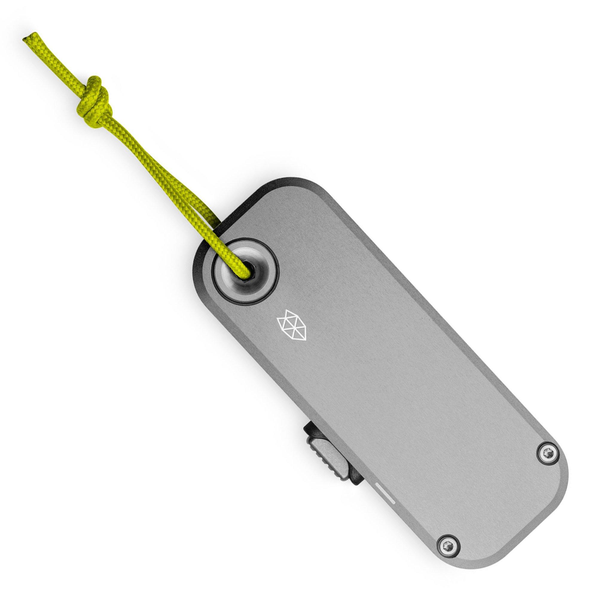 The James Brand The Palmer, Space Grey Aluminum, Yellow KN121180-00 couteau utilitaire
