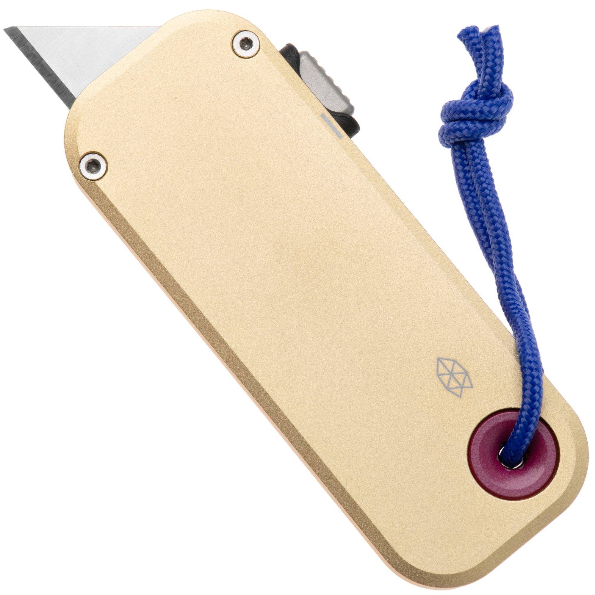 The James Brand The Palmer, Buttermilk + Raspberry Aluminum, Purple Lanyard KN121272-00, utility mes