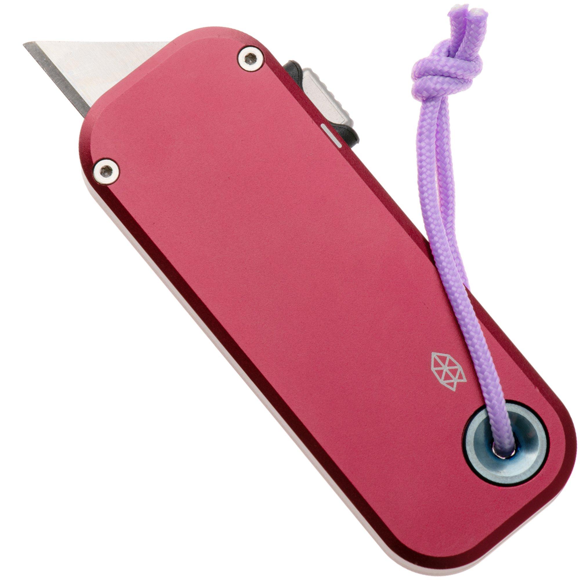The James Brand The Palmer, Mulberry + Deep Blue Aluminum, Purple Lanyard KN121273-00, utility mes