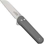 The James Brand The Wells KN123185-00 MagnaCut, Grey Aluminum, navaja