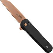 The James Brand The Wells KN123186-00 MagnaCut Rose Gold, Black Aluminum, navaja