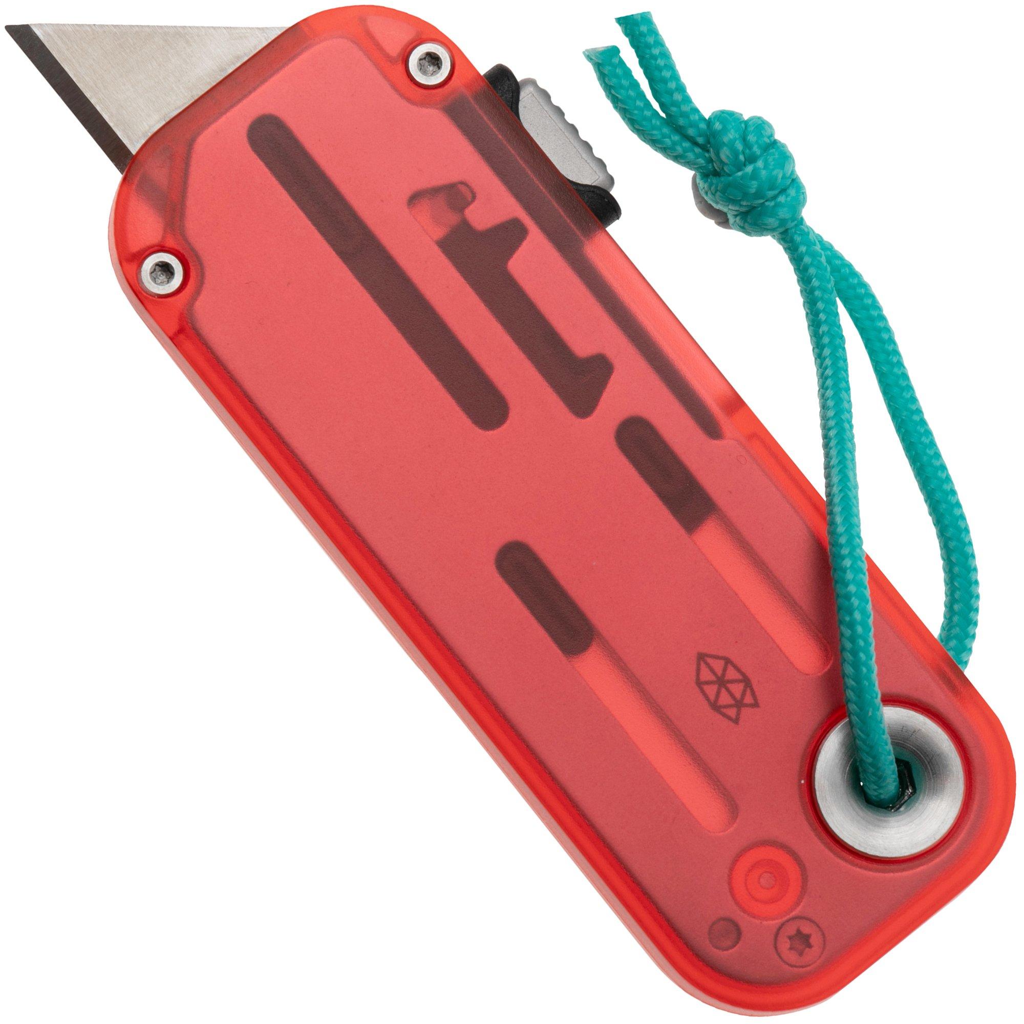 The James Brand The Palmer Clear, Coral, Turquoise Lanyard KN126213-00 Universalmesser
