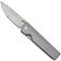 Image for The James Brand The Chapter 2 KN127252-00 Grey Titanium, Damasteel pocket knife
