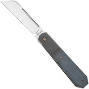 Jack Wolf After Hours Jack AFTER-02-LN-MC-BL Blue Linen Micarta, coltello da tasca