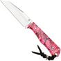 Bild für Jack Wolf Collusion COLLU-01-RED-ABALONE Satin S90V, Red Abalone, feststehendes Messer, Jakeb Creates Design