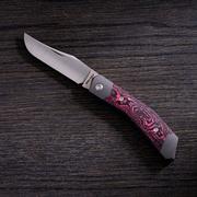 Jack Wolf Cyborg Jack CYBO-01-HPK CamoCarbon Hot Pink, slipjoint pocket knife