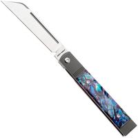 Image pour Jack Wolf Feelbetter Jack FEELB-01-PUR-ABALONE Satin S90V, Grey Titanium, Purple Abalone, couteau de poche