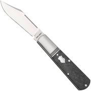 Jack Wolf Gateway Barlow GW-BAR-01-BLK-CF Satin 14C28N, Carbon Fiber, pocket knife