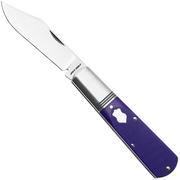 Image pour Jack Wolf Gateway Barlow GW-BAR-02-G10-PUR-SAW Satin 14C28N, Sawcut Purple G10, couteau de poche