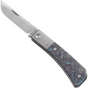 Jack Wolf Pioneer Jack PIONE-01-DM-BL Fat Carbon Dark Matter Blue, slipjoint pocket knife