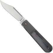 Jack Wolf Primo Jack PRIMO-01-LIN-MIC-BLK Black Linen Micarta, couteau de poche