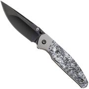 Jack Wolf Tango TANGO-01-DM-POLAR, DLC CPM S90V, FatCarbon DM Polar, couteau de poche, Chris Ortiz design