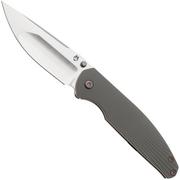 Jack Wolf Tango TANGO-01-TI-SUNBURST, Satin CPM S90V, Titanium Sunburst, couteau de poche, Chris Ortiz design