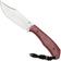 Afbeelding voor Jack Wolf Bordertown Bowie BORDE-01-VIB-JUT-B Stonewashed S90V, Vibe Jute Bordeaux Micarta, vaststaand mes
