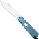 Bild für Jack Wolf Gateway FIXedc GATEW-FX-01-SAW-BLU-BON Satin Sandvik 14C28N, Sawcut Blue Bone, Fahrtenmesser