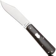 Image for Jack Wolf Gateway FIXedc GATEW-FX-01-VIB-JUT-BIS Satin Sandvik 14C28N, Vibe Jute Bison Micarta, fixed knife