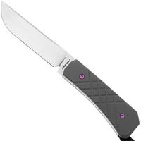 Imagem para Jack Wolf Pioneer FIXedc PIONE-FX-01-TI-CH2, Hand Rubbed Satin S90V, Titanium Cross Hatch 2, faca fixa