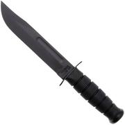 KA-BAR USMC 1211 plain edge, Kraton, bainha de couro