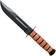 Afbeelding voor KA-BAR U.S. Army Knife 1219 deels gekarteld, vaststaand mes, lederen foedraal