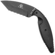 KA-BAR TDI Large 1485 Tanto Black Serrated, cuchillo fijo