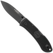 KA-BAR Dozier Folding Hunter 4062S35, Black S35VN, Black Zytel pocket knife