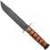 Image pour KA-BAR USN 5025 Plain Edge, Leather, etui en FRN, couteau de survie